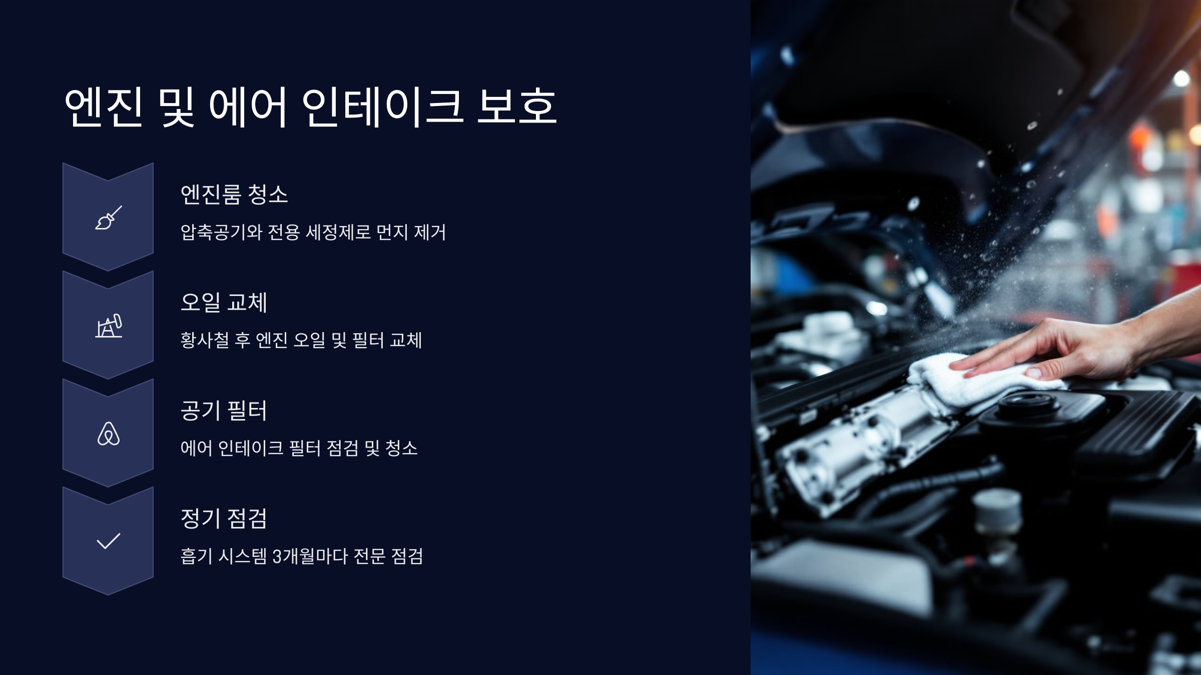 엔진 및 에어 인테이크 보호