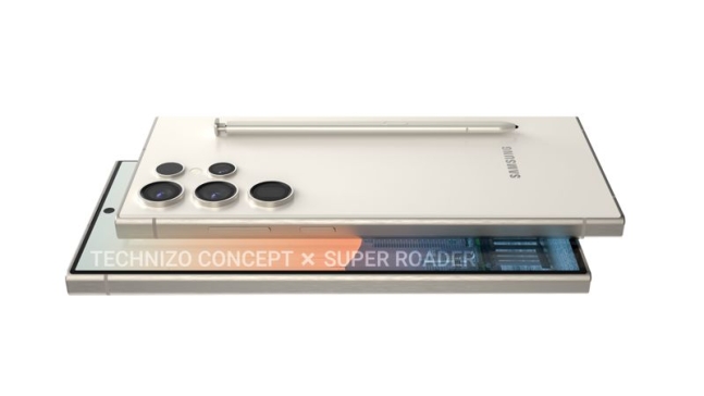 IT 유튜버 슈퍼로더와 그래픽 디자이너 테크니조콘셉트가 합작한 갤럭시S24울트라 렌더링