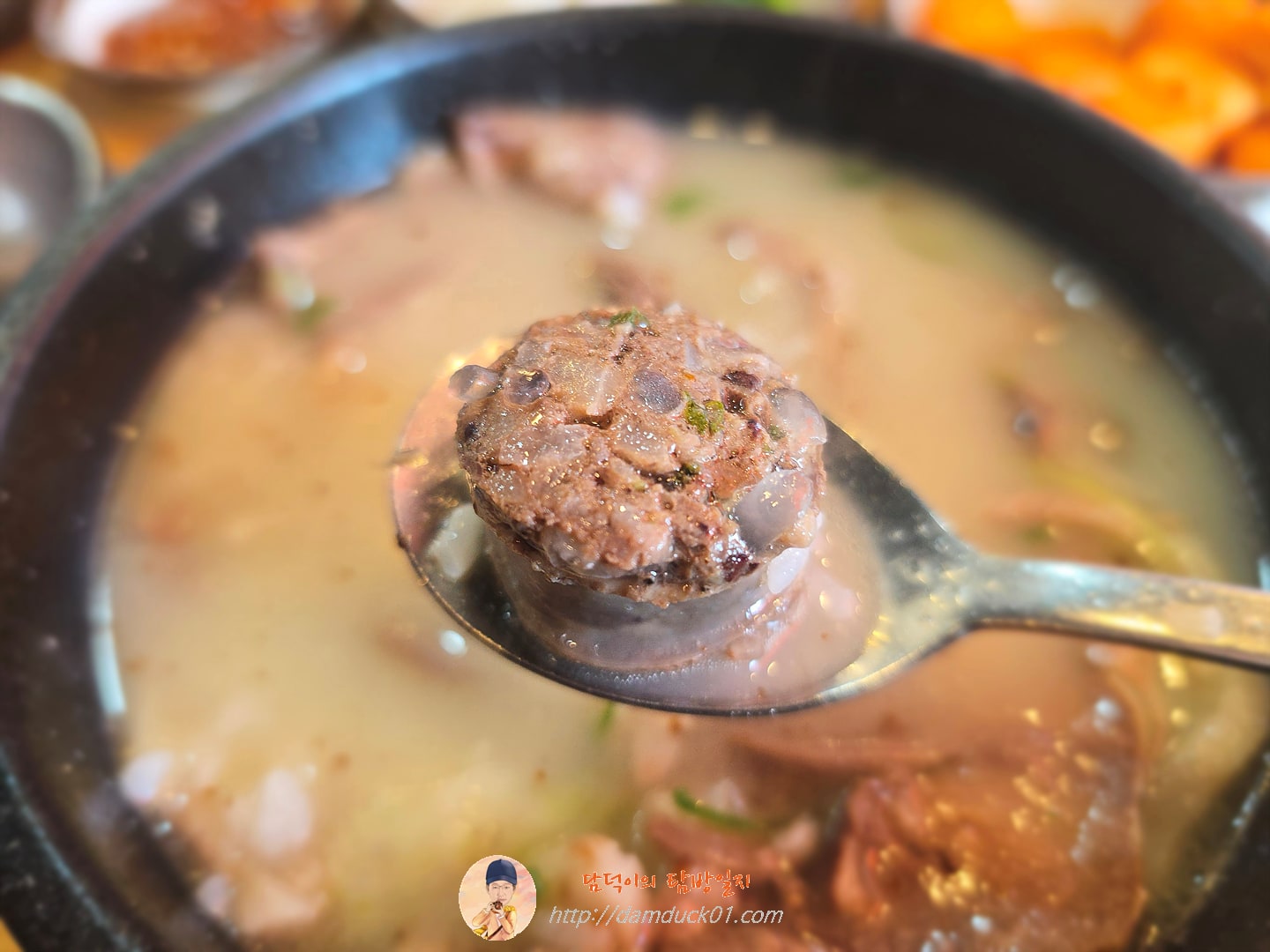 순대국 섞어서 보통