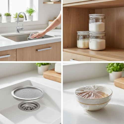 주방 해충 예방, 바퀴벌레와 개미 차단하는 청결 관리법