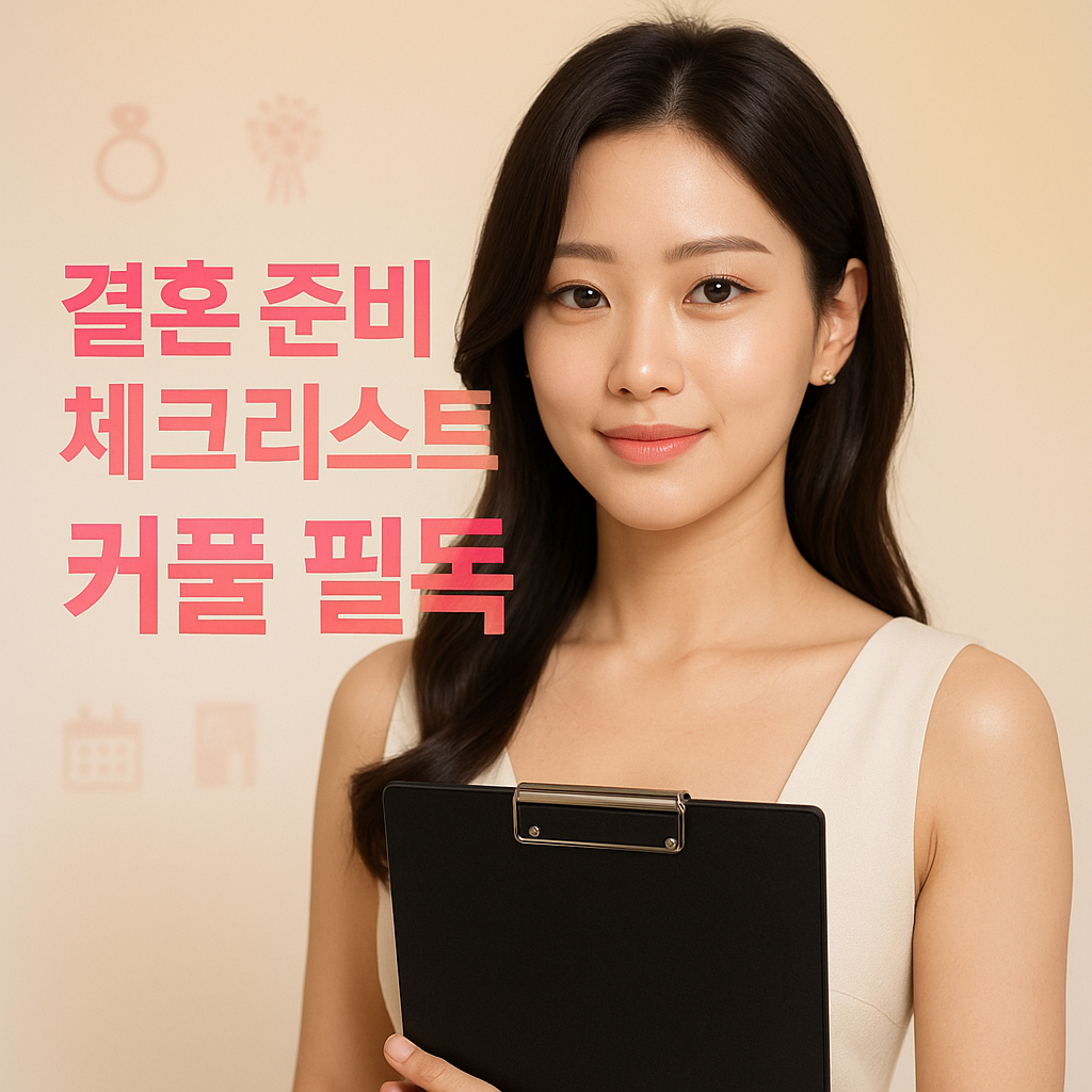 결혼 준비 체크리스트 ❘ 커플 필독