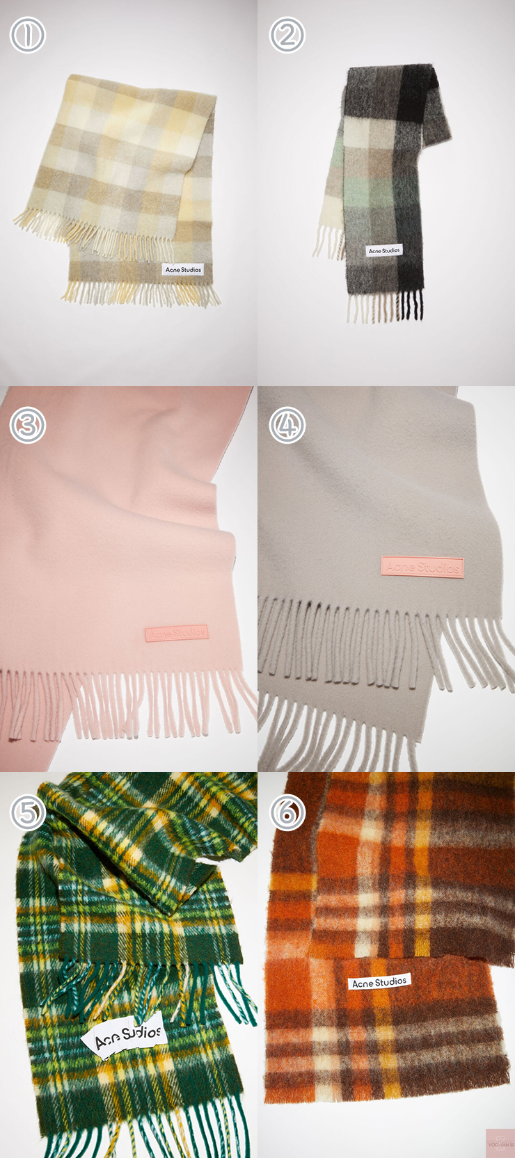 아크네 스튜디오 목도리 스카프 머플러