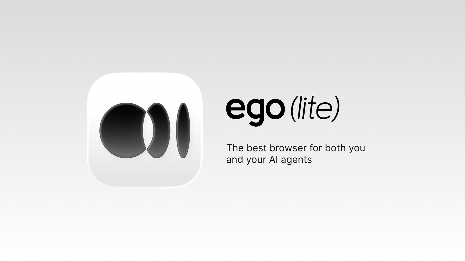 ego lite 브라우저 로고와 소개 배너