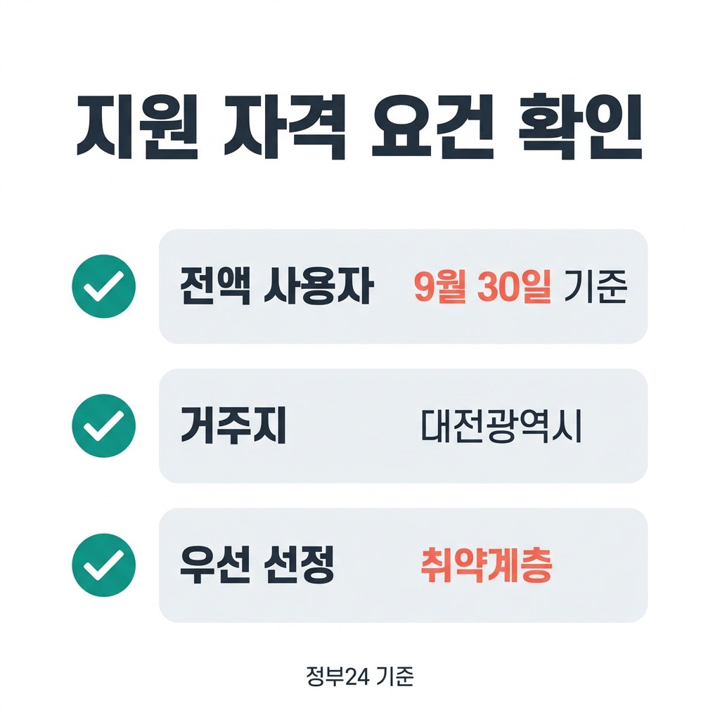 대전 장애인 평생교육이용권 지원 자격 요건 확인