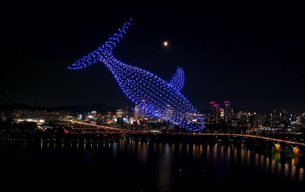 한강 드론 라이트 쇼 1