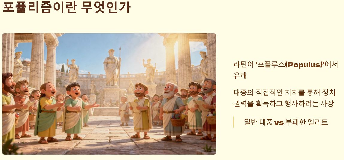 포퓰리즘의 뜻