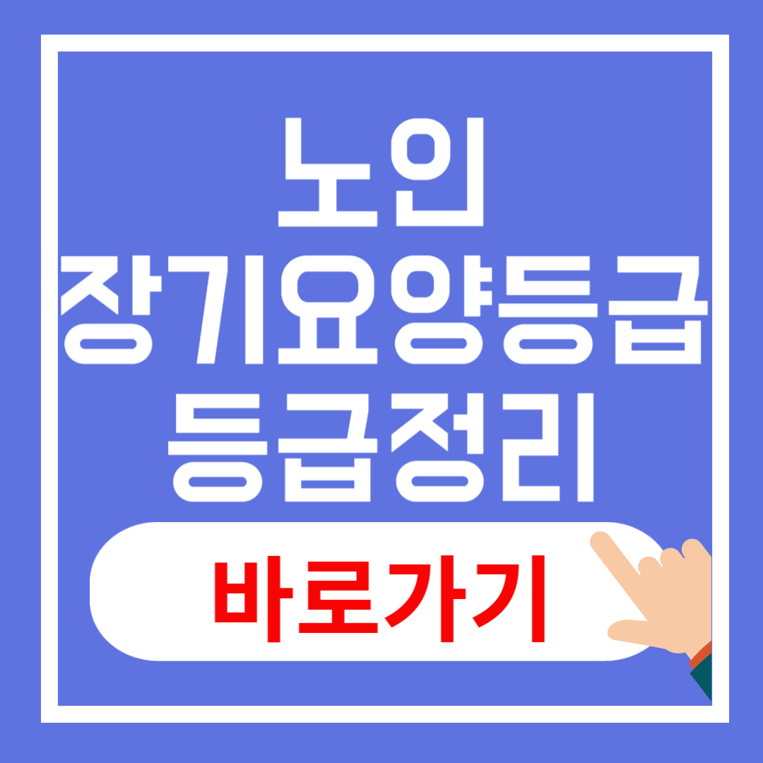 노인장기요양등급 등급 기준, 지원내용