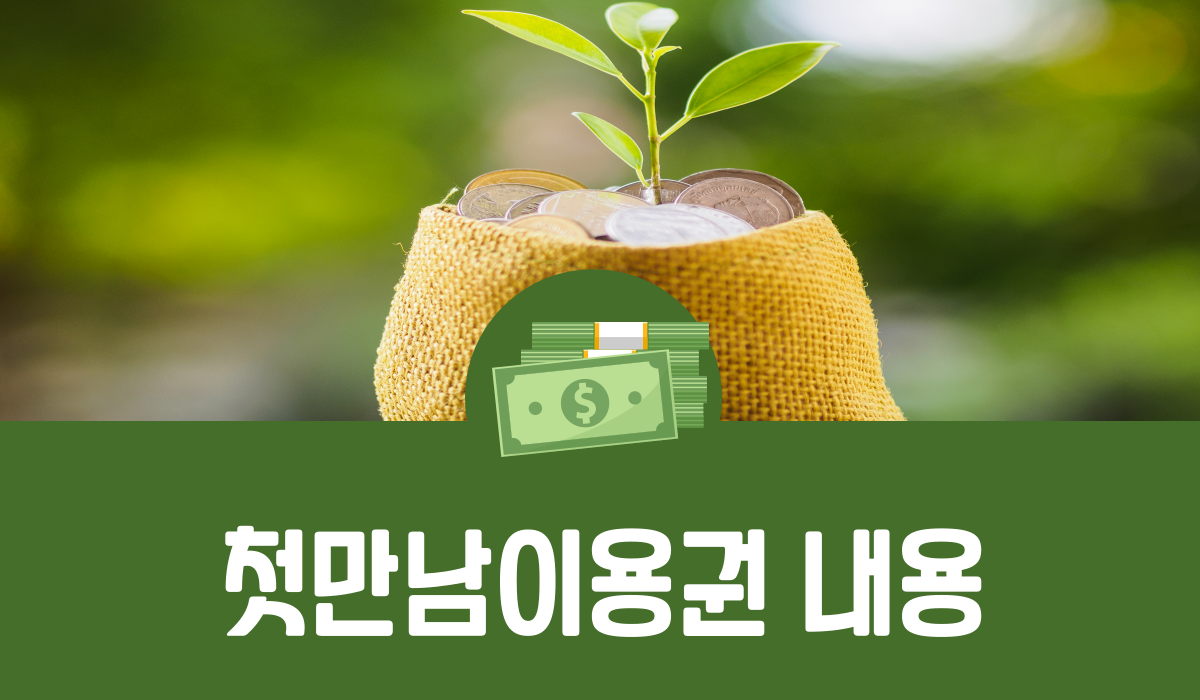 첫만남이용권 내용