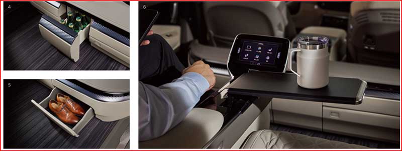 카니발 하이리무진의 인테리어와 안전 시설