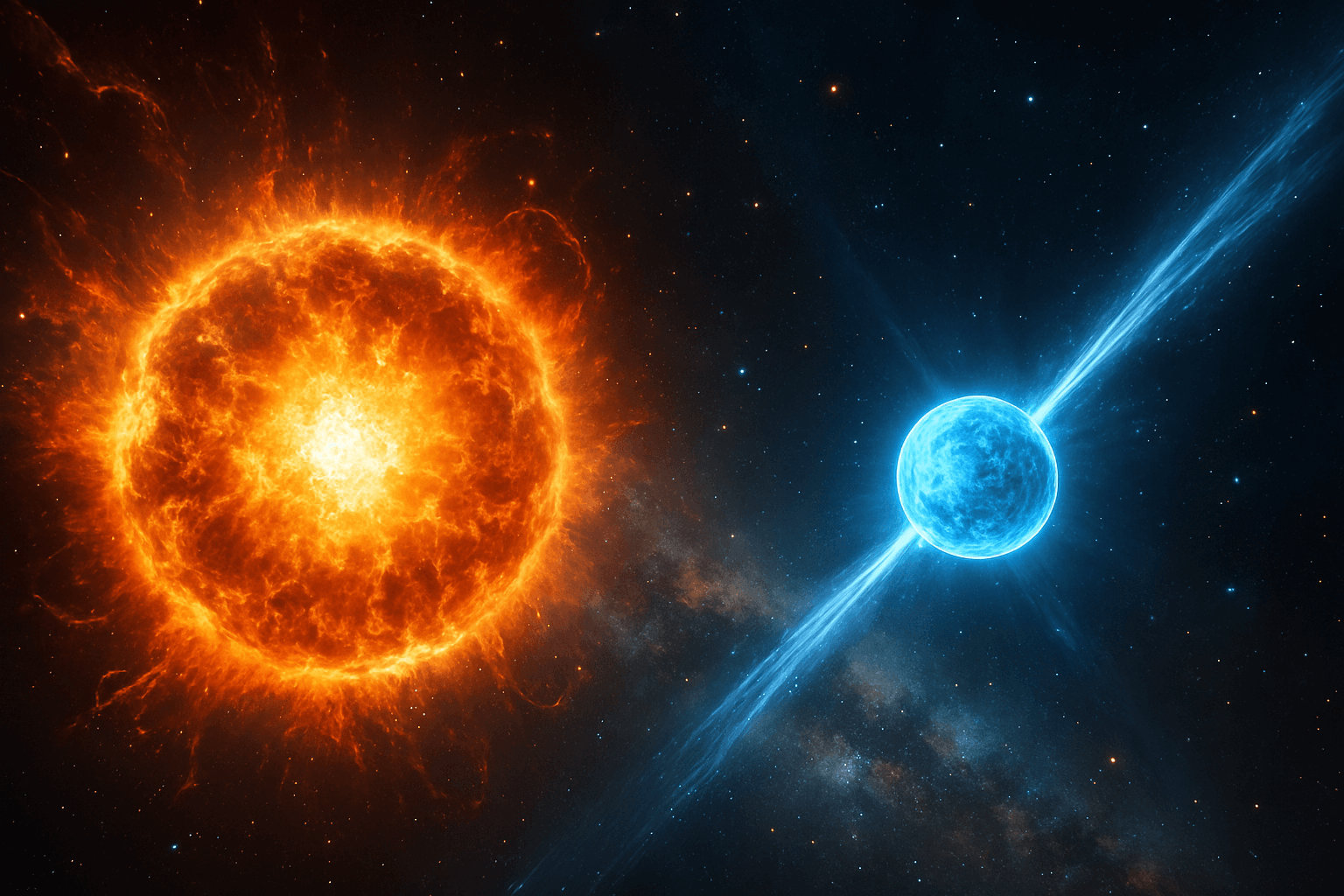 초신성과 중성자별 이미지