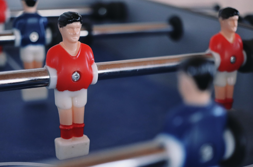 축구 손잡이 게임