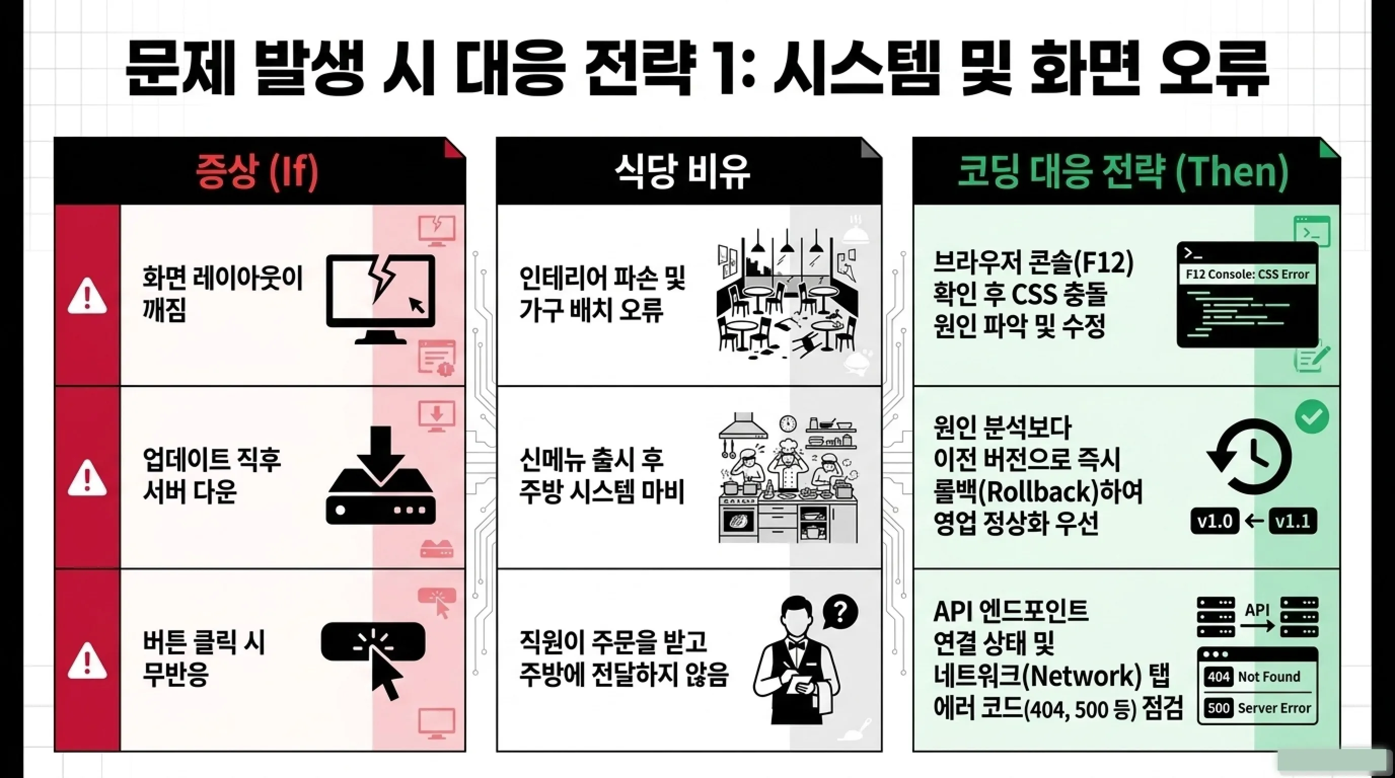 바이브코딩 문제가 생겼을 때