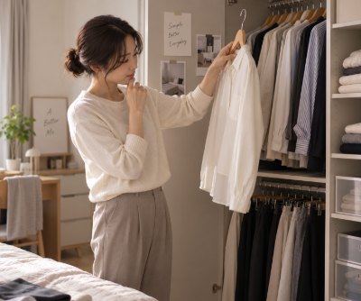 옷은 많은데 왜 입을 게 없을까? 평일 출근 준비가 쉬워지는 옷장 정리법