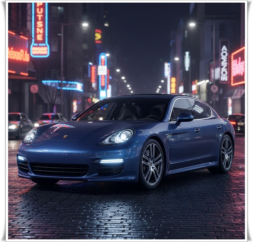 2009년 출시된 초대 포르쉐 파나메라 4도어 스포츠 세단