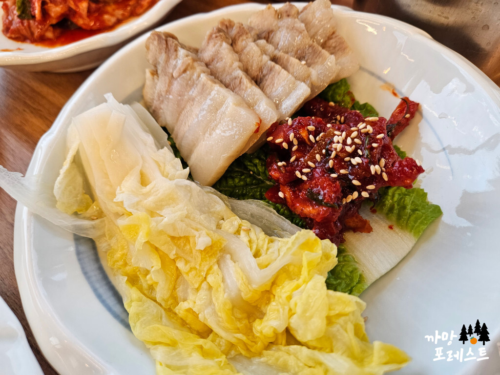 궁평항 맛집 석정 보쌈