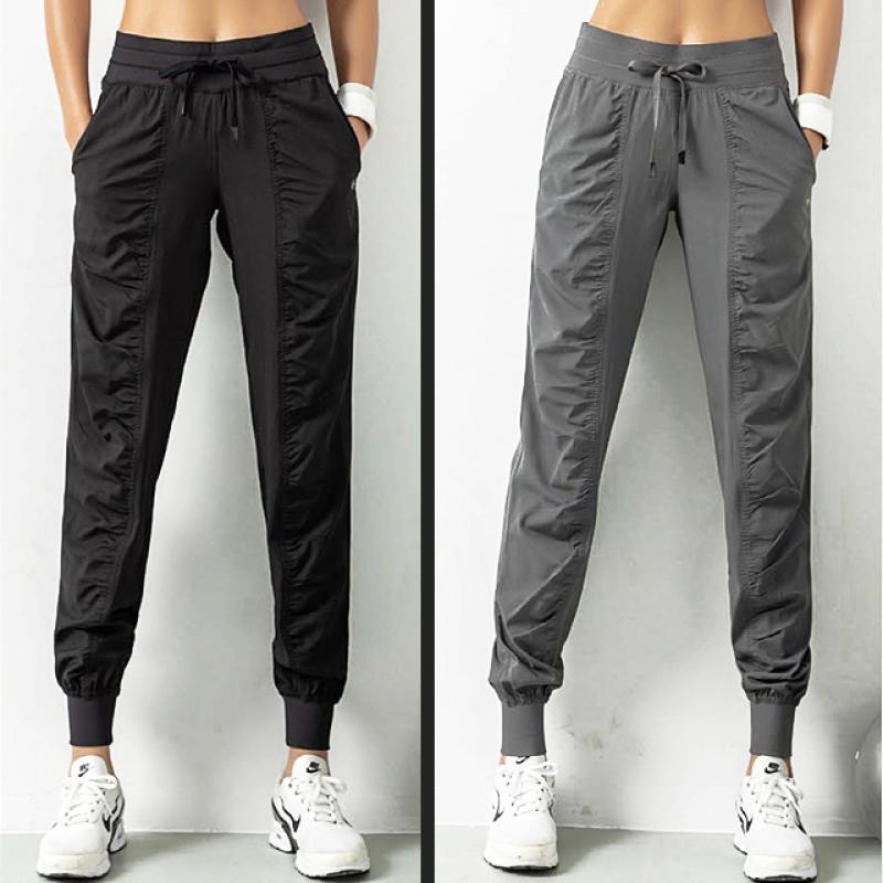 여성조커팬츠 봄 여름 빅사이즈 고무줄 밴딩 쿨 아이스 배기바지 요가복 카고 키작녀 바스락 여자조거팬츠
