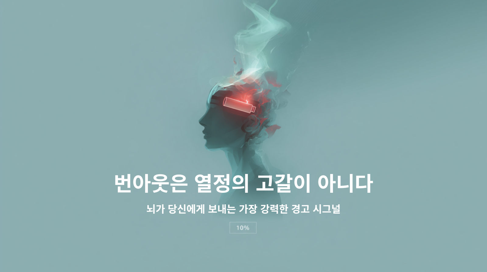 번아웃은 열정의 고갈이 아니다