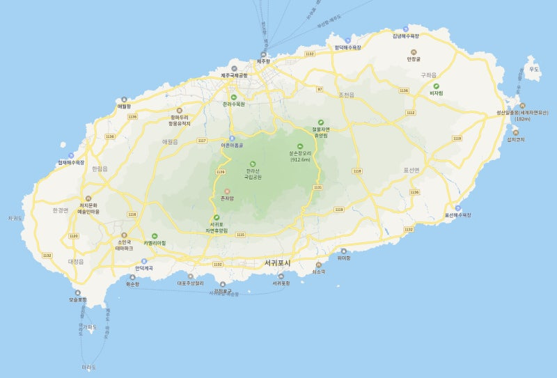 제주도 지도보기