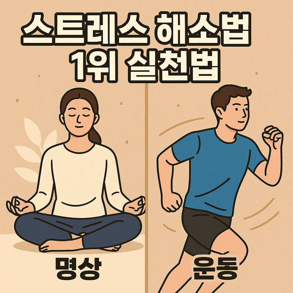 스트레스 해소법 1위는 운동