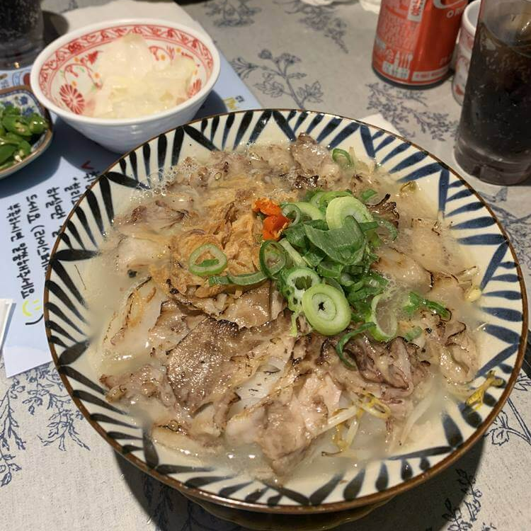 직화 소고기 쌀국수