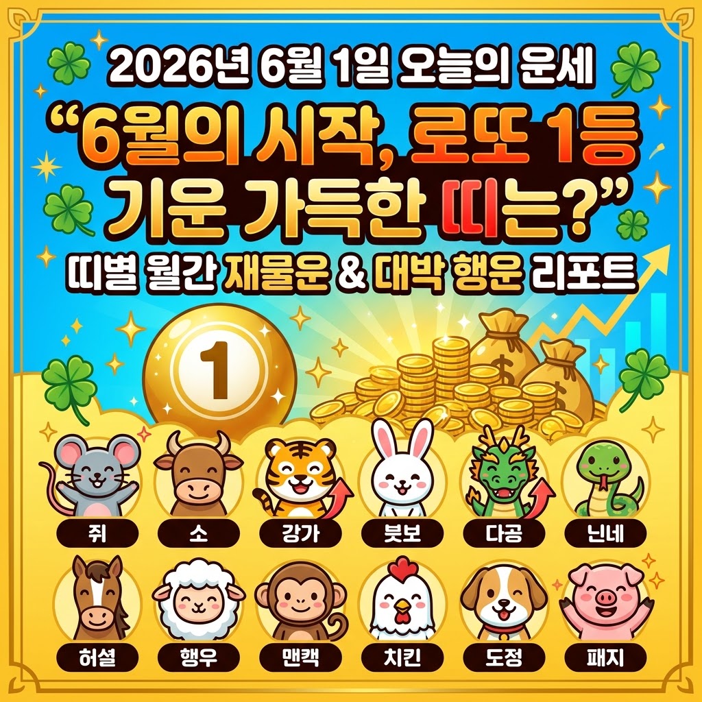 6월1일 오늘의 운세