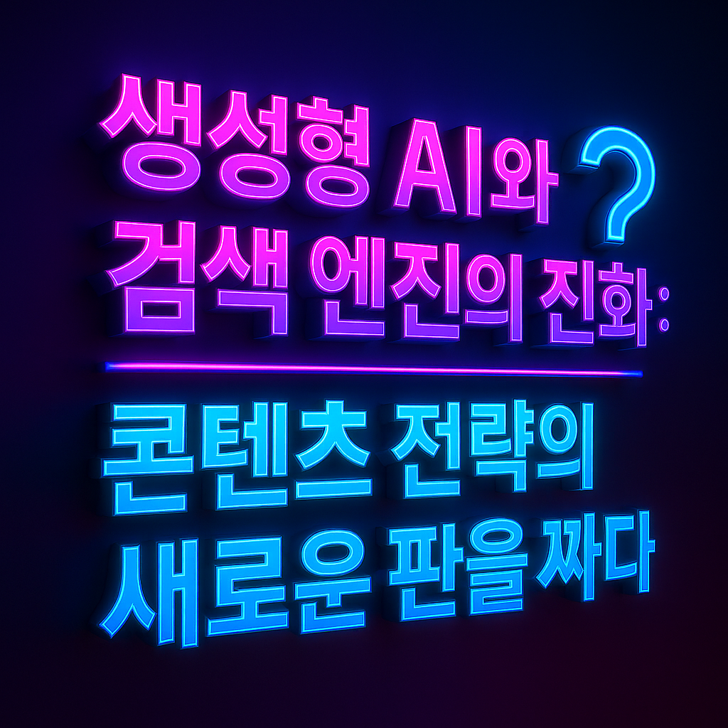생성형 AI와 검색 엔진의 진화