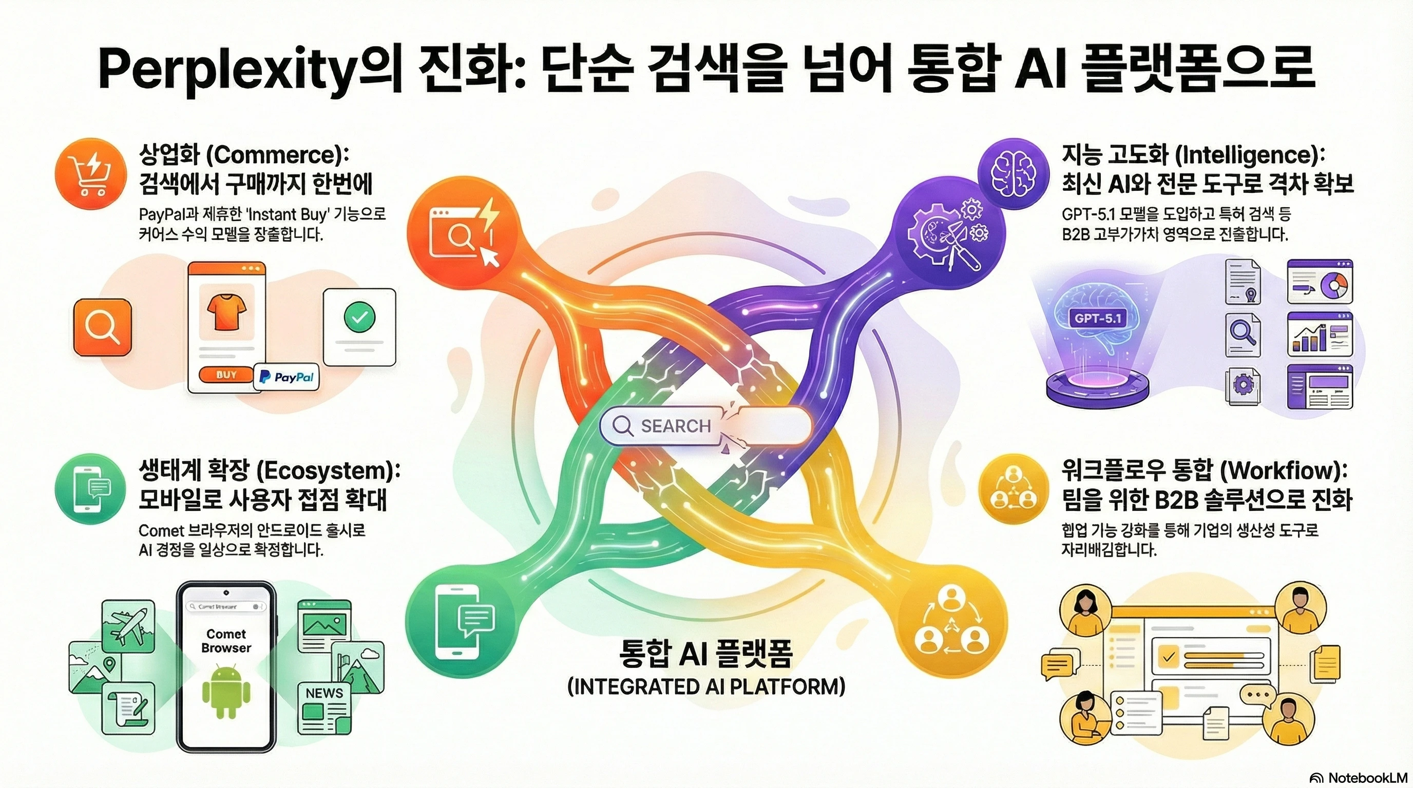 Perplexity의 진화 단순 검색을 넘어 통합 AI 플랫폼으로