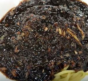 유니 짜장 이미지