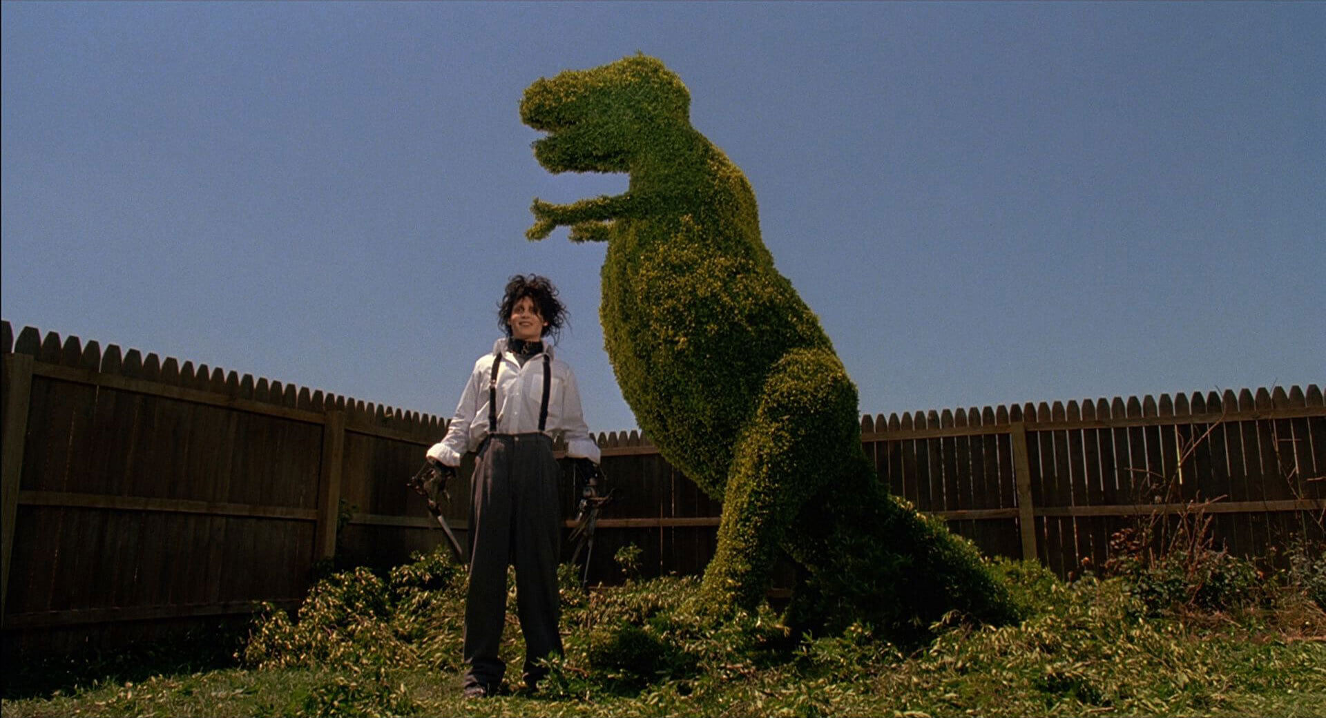 정원사가 된 순수한 미소의 에드워드