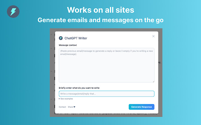 ChatGPT Writer - Write mail&amp;#44; messages with AI-2