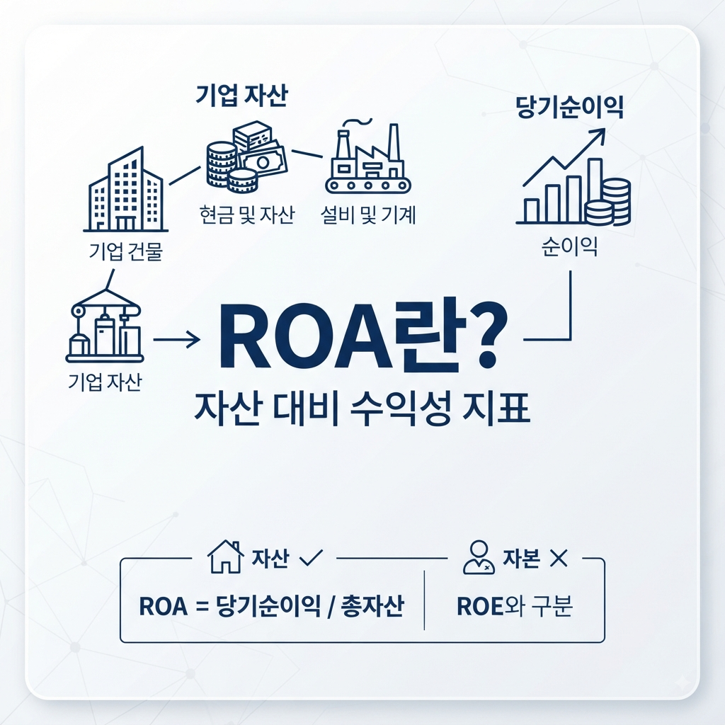 ROA란 무엇인가 기업의 자산 효율성을 알아보는 방법