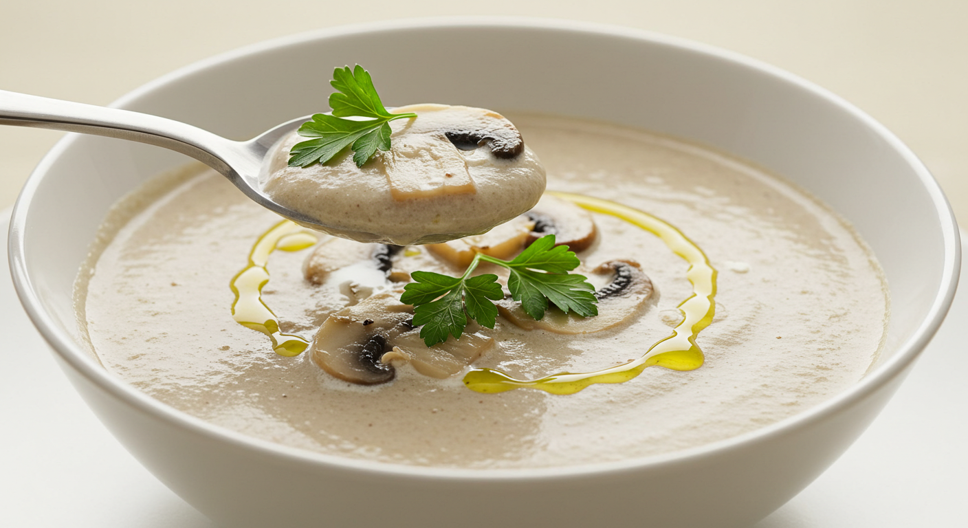 양송이크림스프