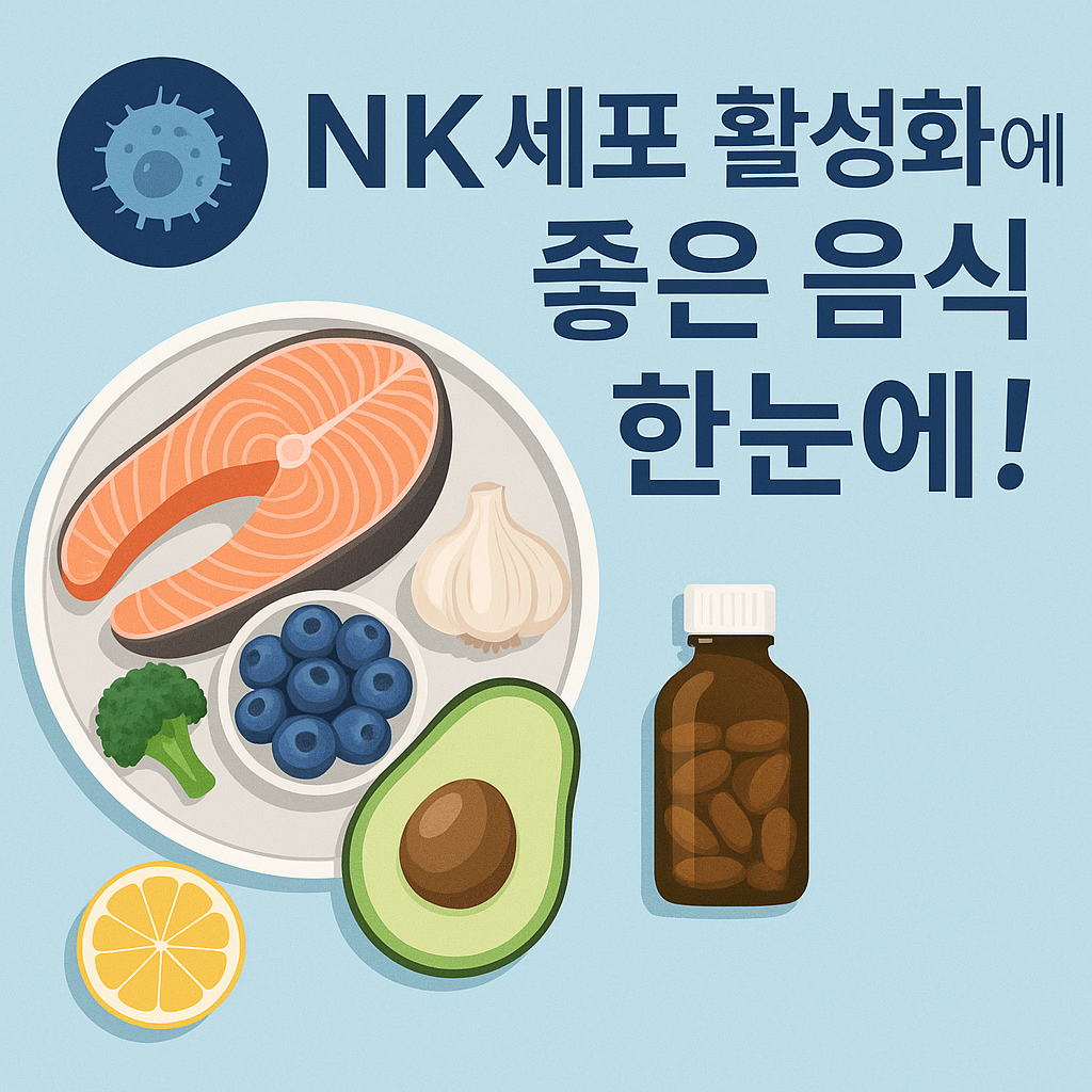 NK세포 활성화에 좋은 음식 한눈에!
