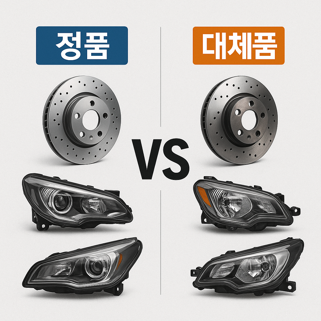 정품vs대체품