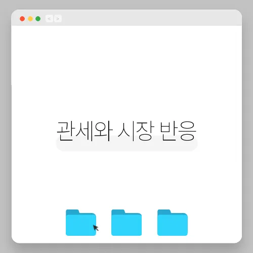 관세와 시장 반응, 2월 4일 분석
