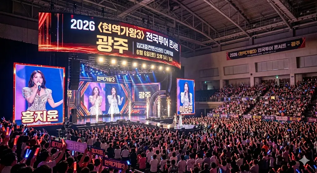 현역가왕3 광주 콘서트 2026 홍지윤 이수연 출연 6월6일 김대중컨벤션센터