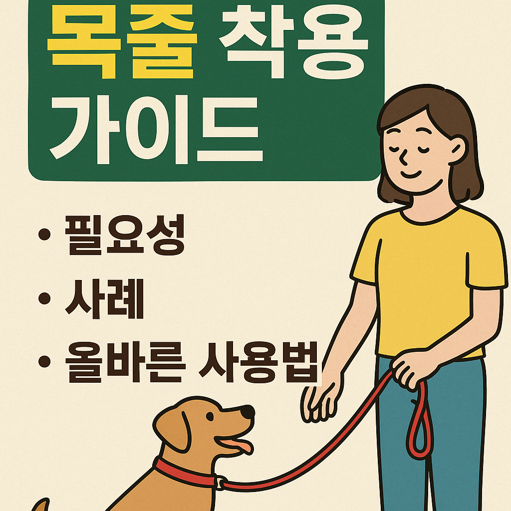 펫티켓 목줄
