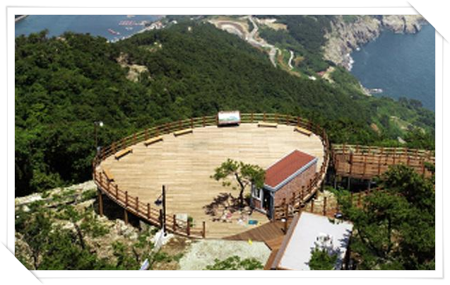 욕지도 전망대 전경