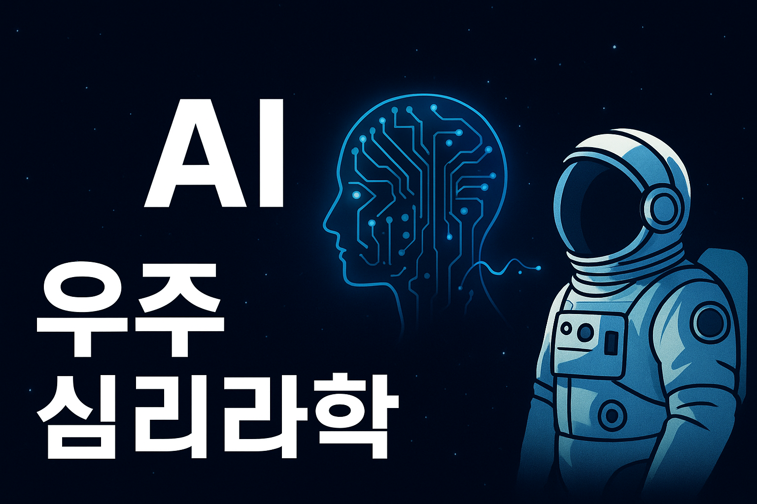 🌌 AI 우주심리학 — 우주 고립 환경에서 인간의 정신을 관리하는 인공지능