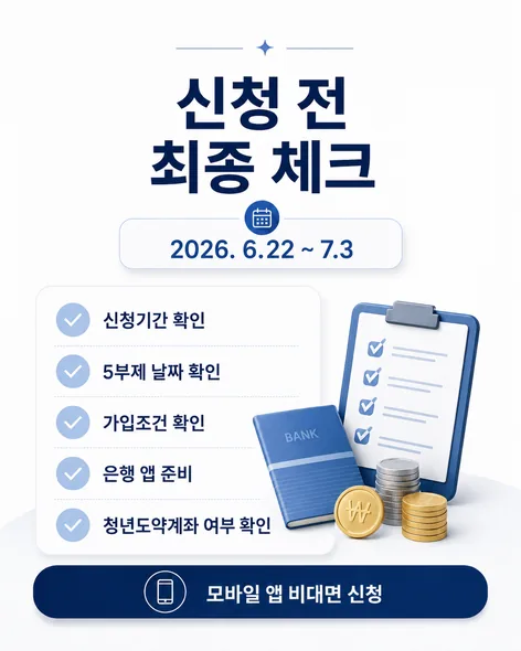 청년미래적금 신청기간
