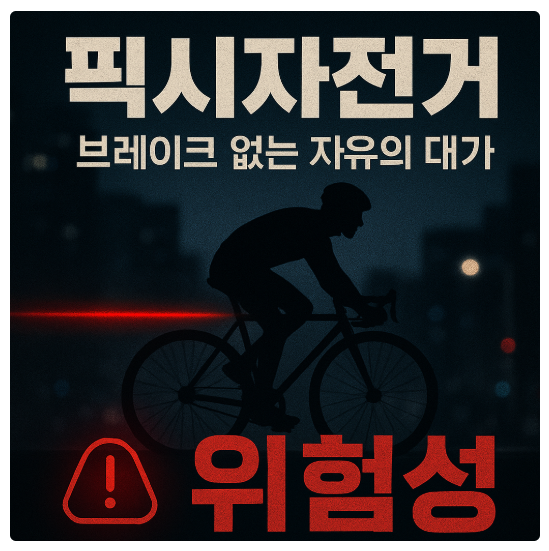 픽시자전거 위험성