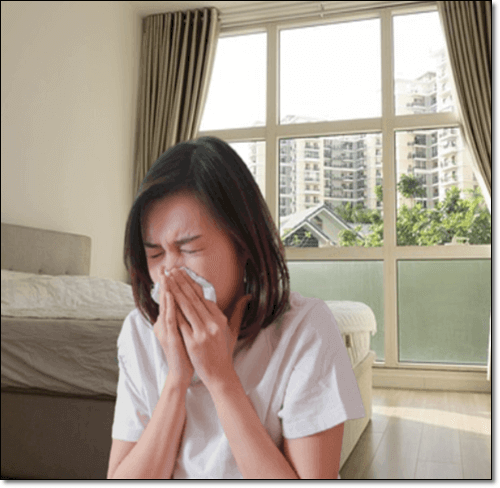 천식이 있는 여성