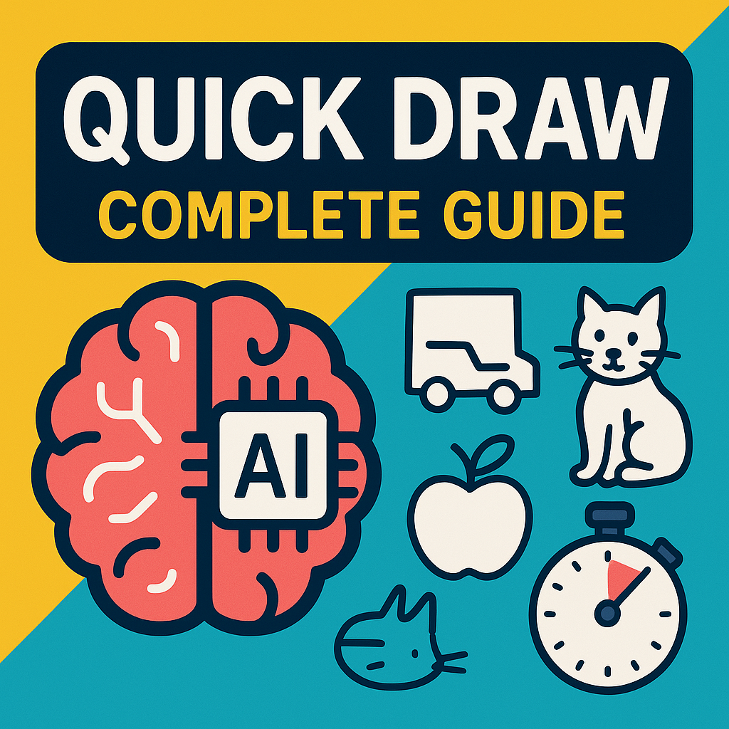 퀵드로우 완전 가이드 - AI 게임과 데이터셋 활용