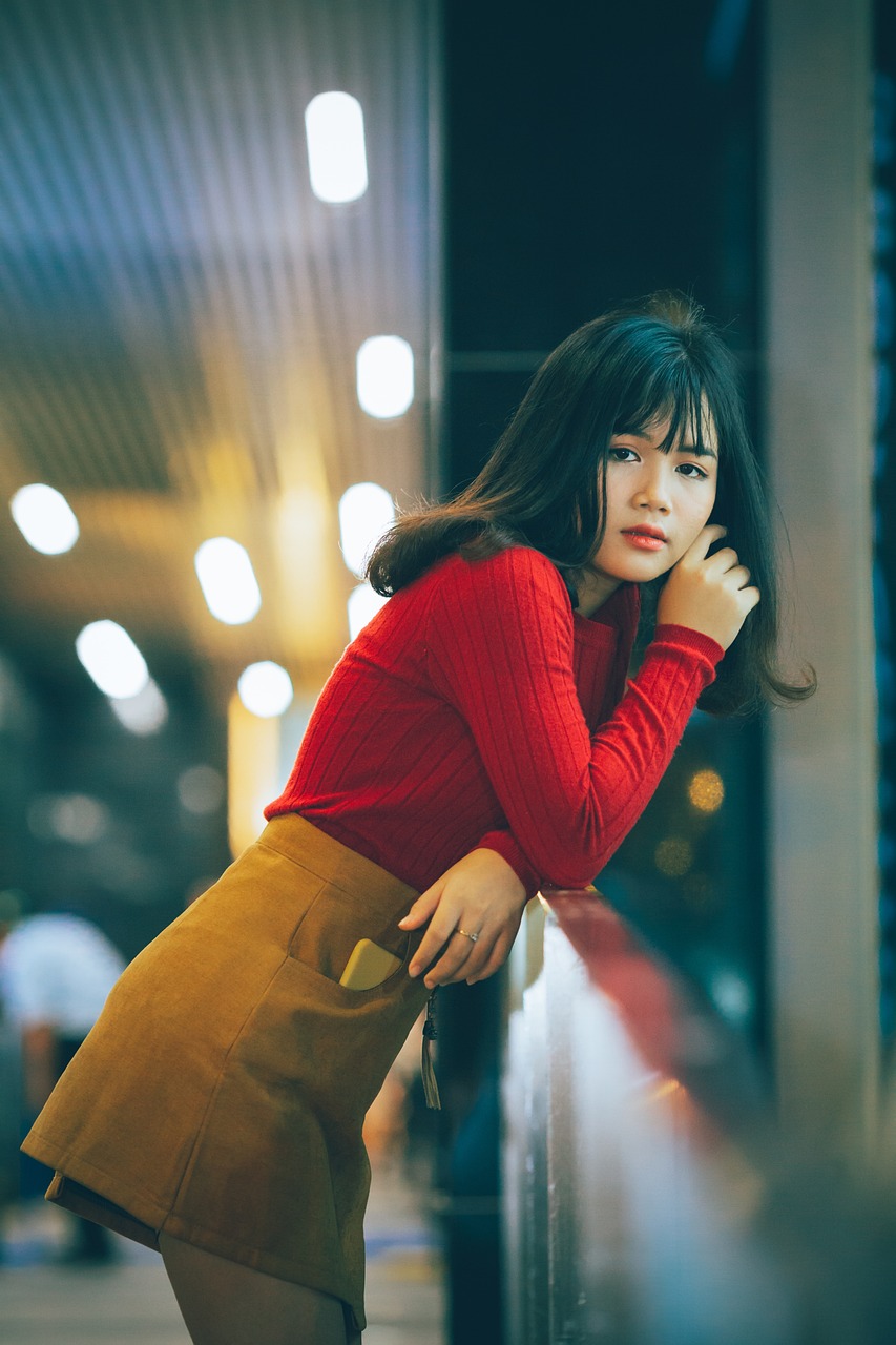 DSLR로 이쁘게 여자친구 사진 찍기 샘플