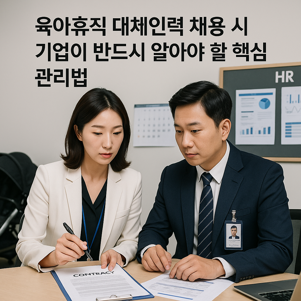육아휴직 대체인력 채용 시 기업이 반드시 알아야 할 핵심 관리법