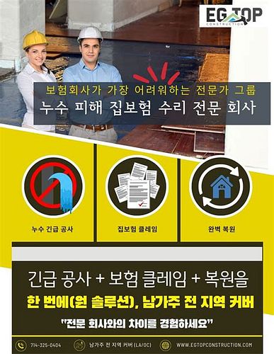 집 누수 보험