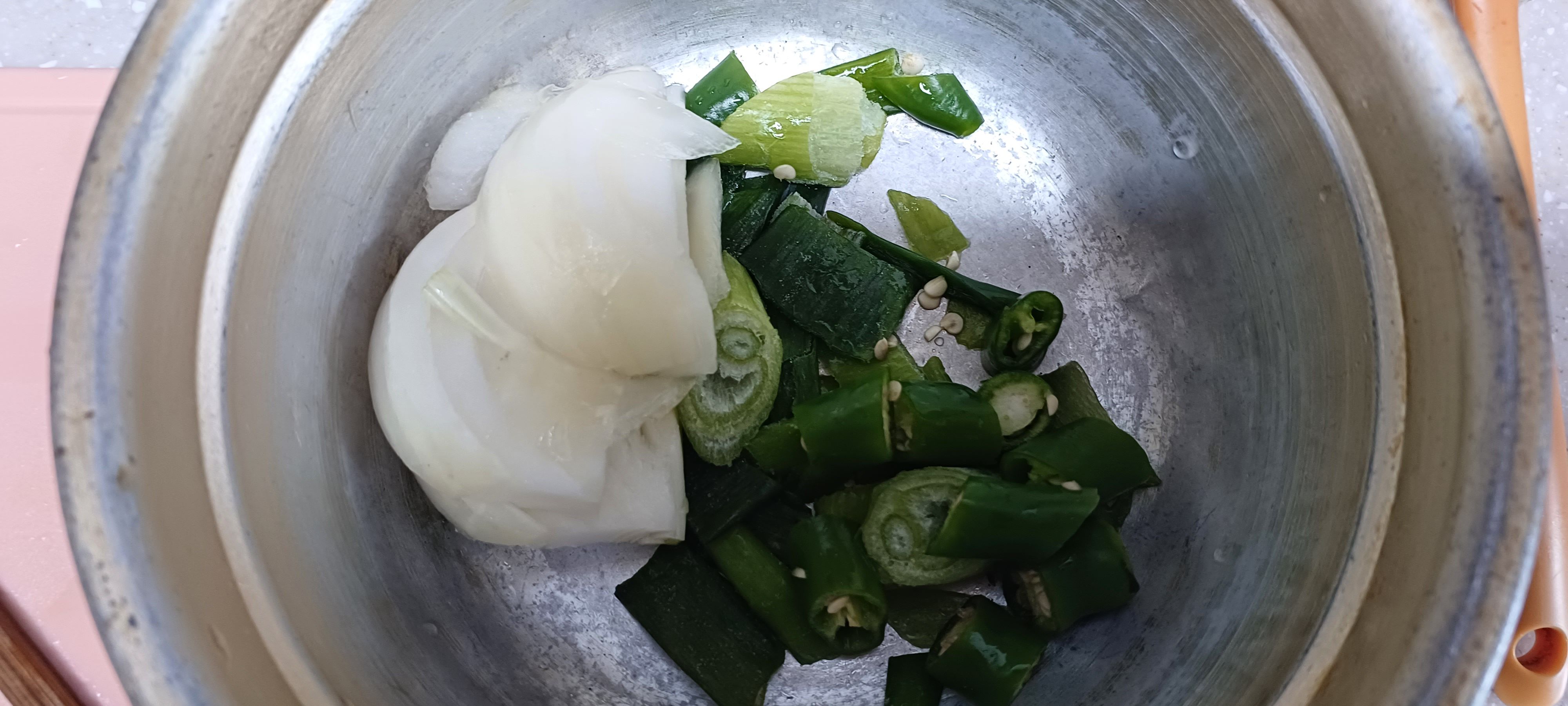 야채준비하기
