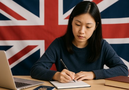 영국 대사관 인터뷰 준비 사진