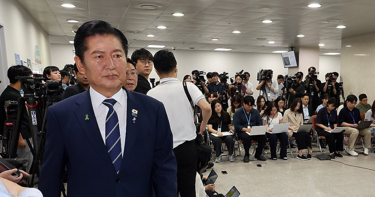 정청래 후보 기자회견