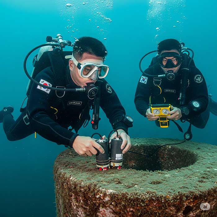 수중발파사 이미지